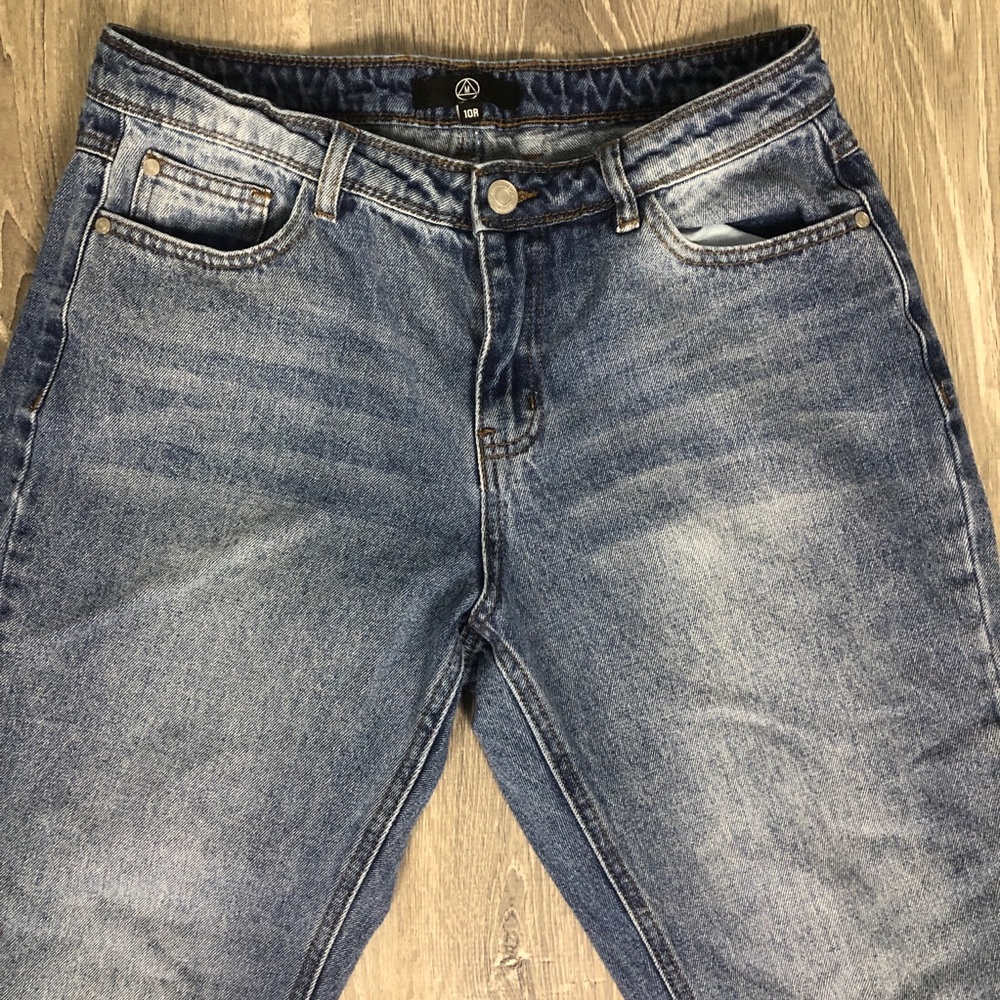 Missguided "Distressed Patchwork" jeans - size 10 - Picture 10 of 11